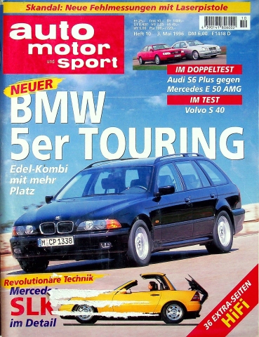 Deckblatt Auto Motor und Sport (10/1996)
